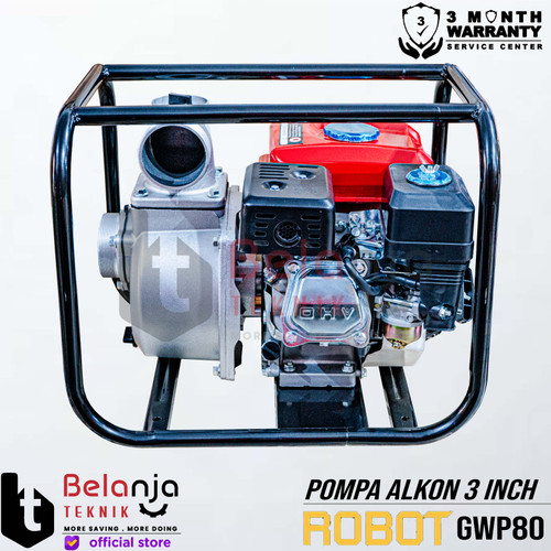 Robot Mesin Pompa Air Irigasi Sawah GWP 80 Pompa Alkon 3 Inch GWP80 3"