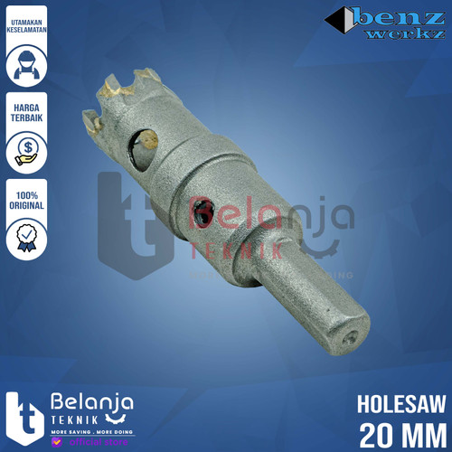 Benz Mata Bor Holesaw TCT 20 MM Hole Saw Metal Stainless Hole Saw 20MM