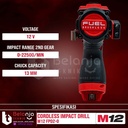 Milwaukee Bor Baterai M12 FPD2-0 Cordless Impact Drill SET 12V 6AH FPD 2 Baterai