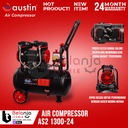 Austin Mesin Kompresor Udara AS2 1300-24 Air Compressor Oilless 24 L