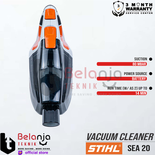 Stihl Mesin Vacuum Cleaner Battery SEA 20 SET Sedot Debu Baterai