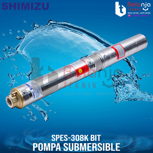 Shimizu Pompa AIr Satelit Eco Series SPES 308K Submersible 1/3 HP 250W