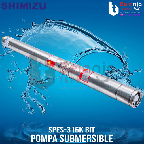 Shimizu Pompa AIr Satelit Eco Series SPES 316K Submersible 3/4 HP 550W