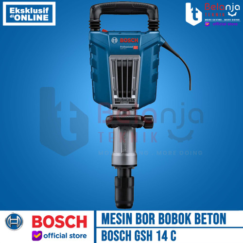 Bosch Mesin Bor Bobok Beton GSH 14 C Demolition Hammer 1750W 28 Joule