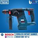 Bosch Rotary Hammer Cordless GBH 187-Li Mesin Bor Charger Baterai 4 Ah