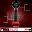 Milwaukee Mid Torque Impact Wrench 1/2" M18 FMTIW2F12-0X Set 18V 8 AH