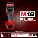 Milwaukee Gergaji Reciprocating M18 FHZ-0 Mesin Sabre Saw Set 18V 8 AH