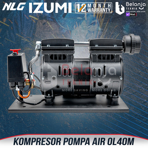 Izumi NLG Mesin Kepala Kompresor OL-40M Pompa Air Oilless Jet Pump Jetpam OL40