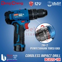 Dongcheng Mesin Bor Tembok DCJZ23-10i EK Baterai Cordless Impact Drill
