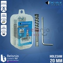 Benz Mata Bor Holesaw TCT 20 MM Hole Saw Metal Stainless Hole Saw 20MM