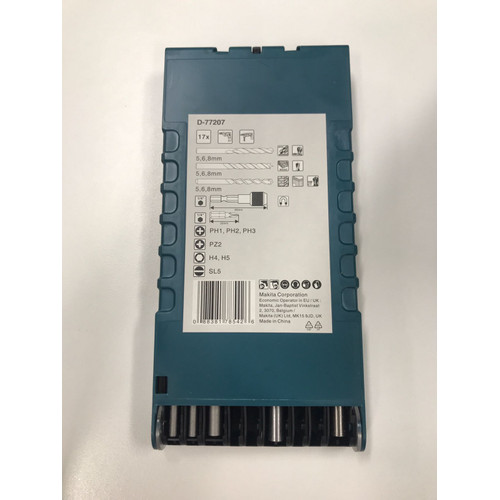 Makita Mata Bor dan Obeng Set 17 Pcs Dill & Screw Bit 17Pcs D-77207