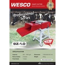 Wesco Mesin Pencacah Rumput 9Z-1.0 Chaff Cutter + Engine Loncin 160
