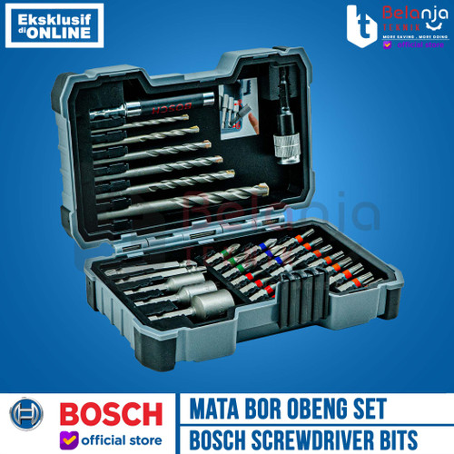 Bosch Mata Bor Obeng Kombinasi Set 35 Pcs Screwdriver Drill Bits 35Pcs