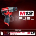 Milwaukee Bor Baterai M12 FPD2-0 Cordless Impact Drill Set 12V 4AH FPD 2 BATERAI