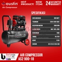 Austin Mesin Kompresor Udara AS2 900-18 Air Compressor Oilless 18 L