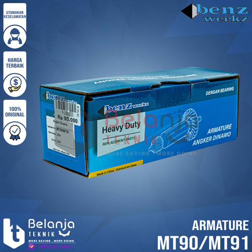 Benz Armature MT90 Armatur Angker Rotor Mesin Gerinda Maktec MT90 MT91