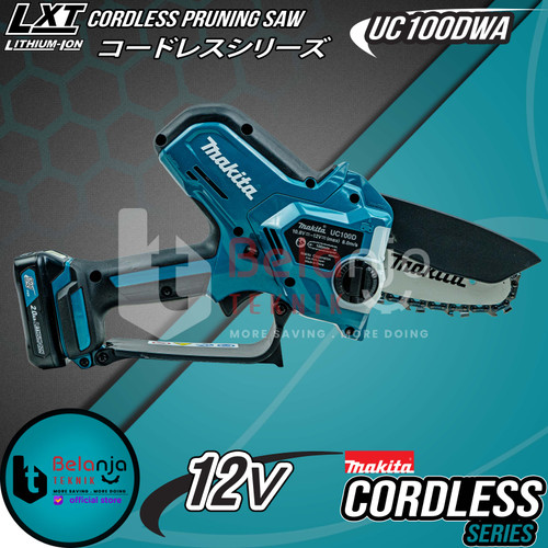 Makita Alat Pemotong Dahan Pohon UC100DWA Pruning Saw Mini Baterai 12V