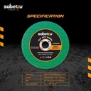 Sabetzu Mata Gerinda Batu Potong Besi 4 inch Cutting Wheel 4" X 1.2mm