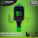 Tekiro Stapler Nailer Gun Cordless XV 20 V Mesin Paku Tembak Baterai
