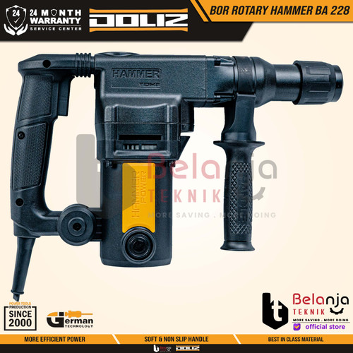 Doliz Rotary Hammer BA228 Mesin Bor Bobok Beton 1000 Watt BA 228
