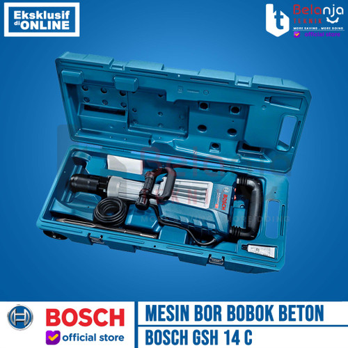 Bosch Mesin Bor Bobok Beton GSH 14 C Demolition Hammer 1750W 28 Joule