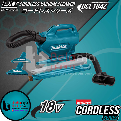 Makita Vacuum Cleaner DCL184Z Cordless Portable Penghisap Debu 18V DCL