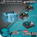 Makita Impact Wrench Baterai DTW1002 RTJ Cordless Impact Wrench 18V