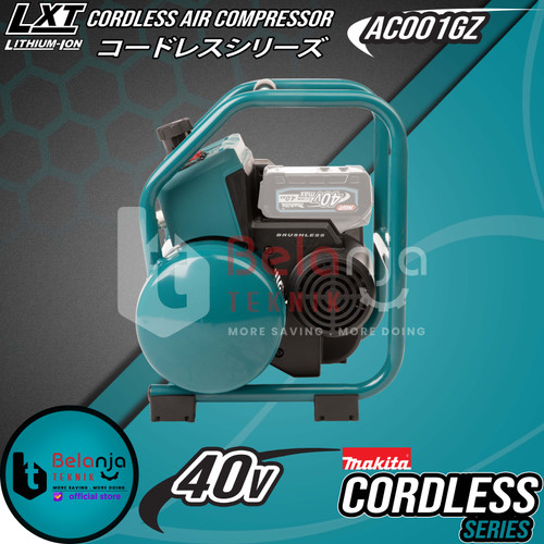 Makita Brushless Air Compressor AC001GZ Kompresor Angin Baterai 40V