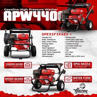 AiPower High Pressure Jet Cleaner APW 4400 Pro Mesin Cuci APW4400
