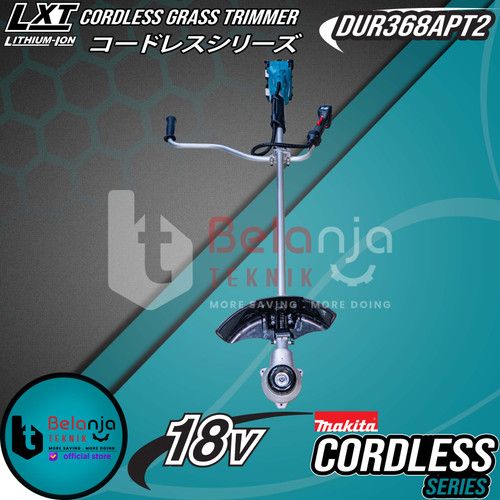 Makita Potong Rumput Senar DUR368 APT2 Grass Trimmer + Baterai 18V