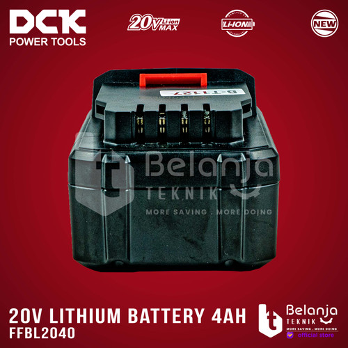 DCK Lithium Battery Pack 20V 4.0 AH Baterai Cordless 20V 4 AH FFBL2040