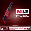 Milwaukee Compact Impact Ratchet M12 FIR12-0 Kunci Rachet Set 12V 6 AH