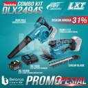 Makita DLX2494S Cordless Combo Kit Blower Grass Shear Baterai SET DC18