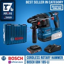 Bosch Rotary Hammer Cordless GBH 185-Li Bor Beton Charger Baterai 2 AH