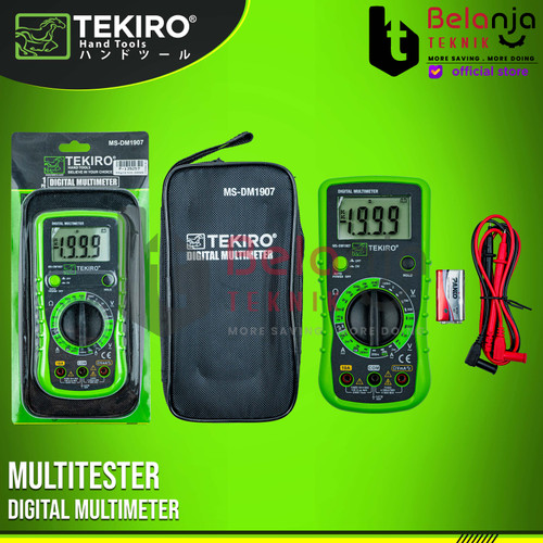 Tekiro Digital Multimeter Multitester Digital Multi Tester Avo Meter