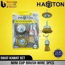 Hasston Prohex Sikat Kawat Gerinda 3 Pcs 3450-101 Cup Brush Wire