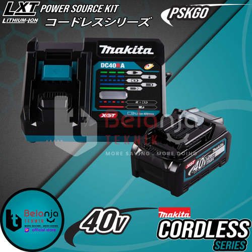 Makita Power Source Kit PSKG0 Baterai BL4040 40V 4Ah + Dual Charger