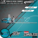 Makita Cordless Hedge Trimmer DUH607Z Mesin Potong Dahan Baterai 18V