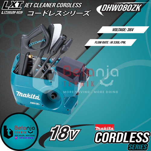 Makita Jet Cleaner Cordless DHW080ZK Mesin Cuci Portable 36V Unit Only