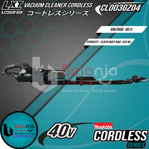 Makita Vacuum Cleaner Cordless CL003GZ04 Penghisap Debu 40V Unit Only
