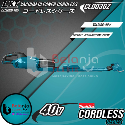Makita Vacuum Cleaner Cordless CL003GZ Penghisap Debu 40V Unit Only CL