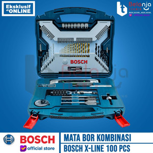 Bosch Mata Bor Obeng Kombinasi X-Line 100 Pcs Screwdriver Drill Bit