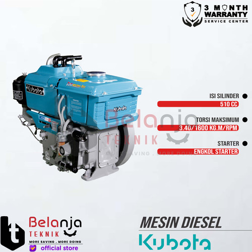 KUBOTA Mesin Diesel RD 85 DIH 1S Diesel Penggerak RD85 HOPPER