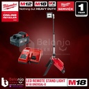 Milwaukee Led Remote Stand Light M18 ONERSAL-0 Lampu Kerja Set 18V 5AH