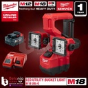 Milwaukee Led Utility Bucket Light M18 UBL-0 Lampu Kerja Set 18V 5 AH