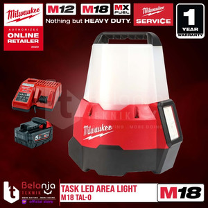 Milwaukee Task Led Area Light M18 TAL-0 Lampu Kerja Portable SET 18V