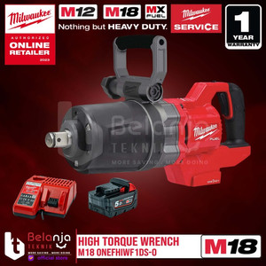 Milwaukee High Torque Wrench M18 ONEFHIWF1DS-0 Pembuka Baut 1 Inch Set