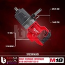 Milwaukee High Torque Wrench M18 ONEFHIWF1DS-0 Pembuka Baut 1 Inch 18V