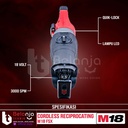 Milwaukee Super Sawzall Reciprocating M18 FSX-0C Sabre Saw Baterai Set 5 AH