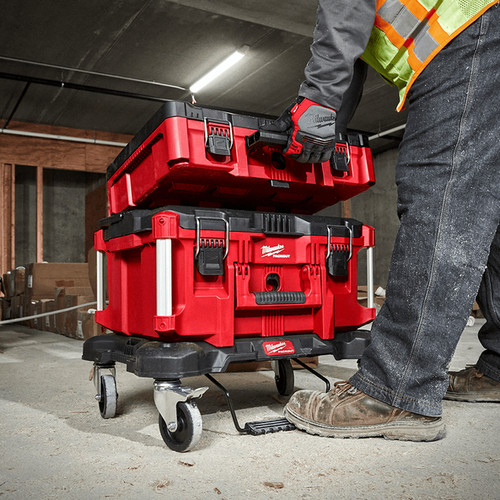 Milwaukee Packout Flat Dolly Stack Trolly Roda Tool Troli 48-22-8410